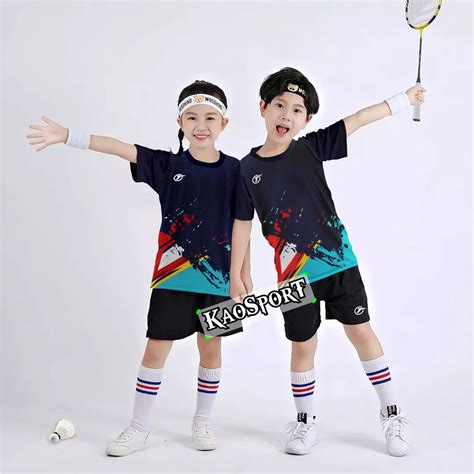 Koleksi Terlengkap Baju Badminton Anak Berkualitas Harga Terjangkau